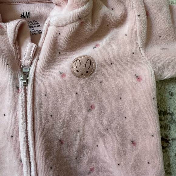 H&M Baby Velour jumpsuit - Picture 3 of 5